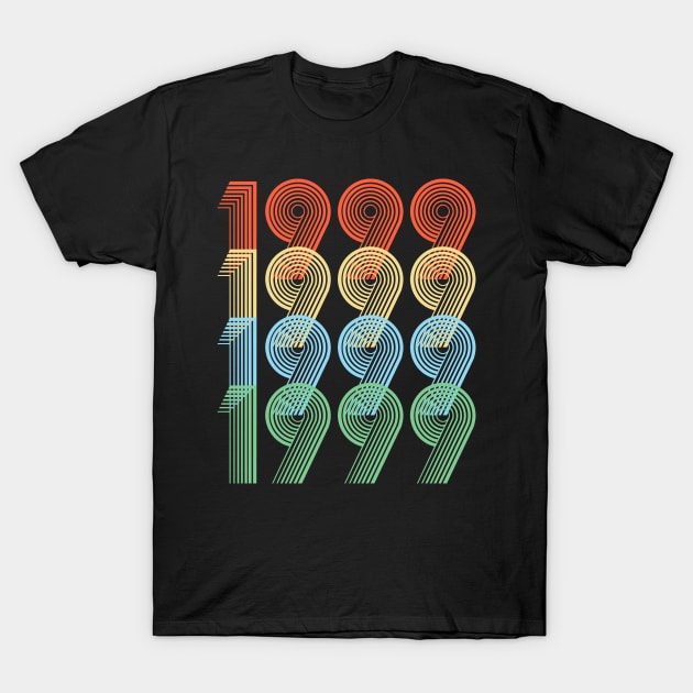 Retro 1999 Birthday T-Shirt by Dirty Custard Designs 